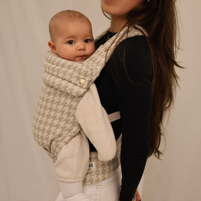 Baby carrier - Houndstooth Beige
